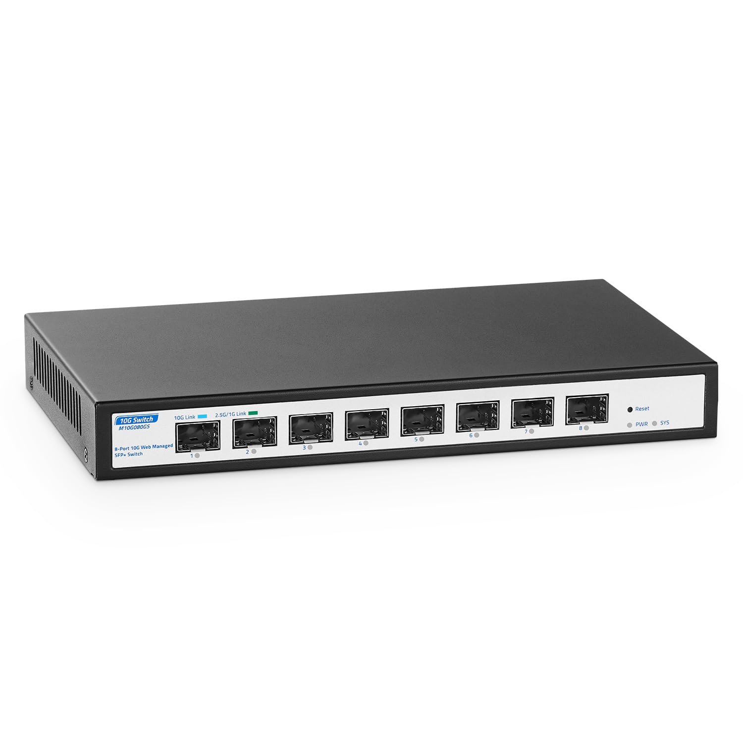 Amazon.com: 8 Port 10Gbps SFP+ Managed Switch, Support 1G/2.5G/10G